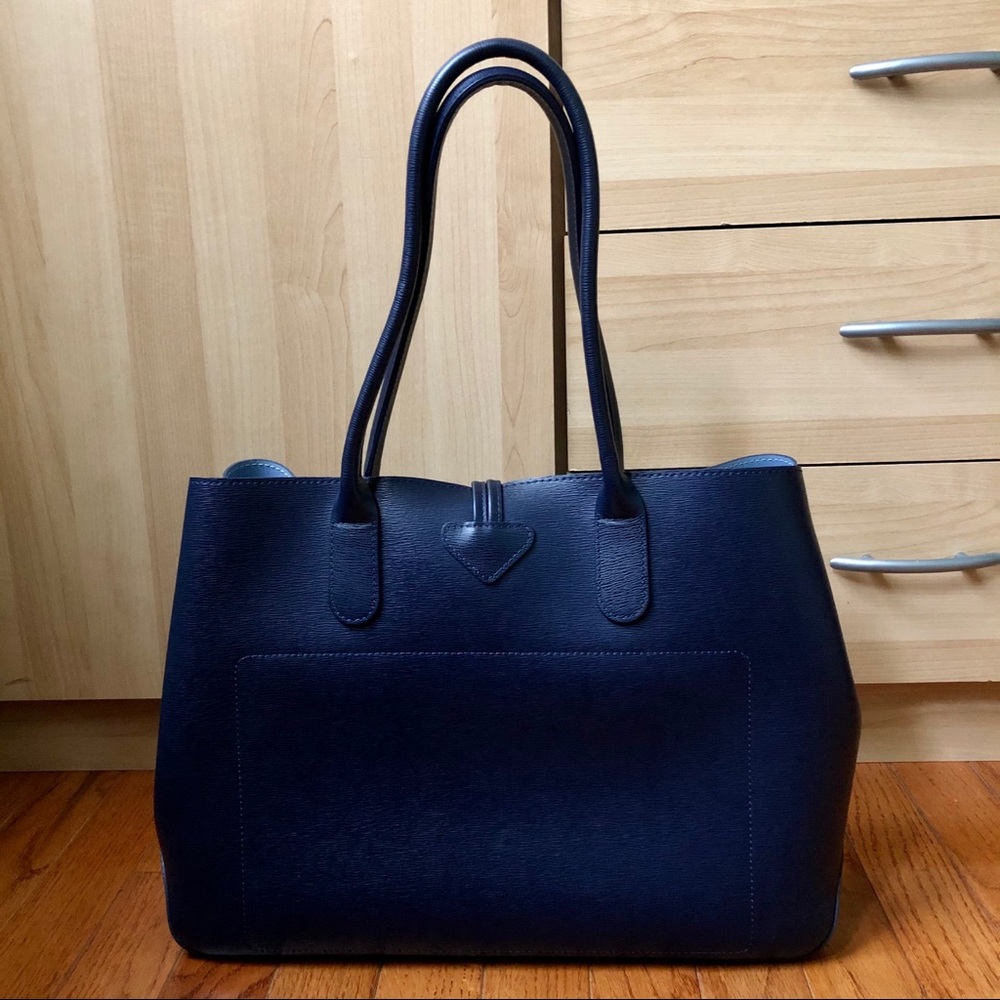 Longchamp Roseau Leather Shoulder Tote - Picture 5 of 13